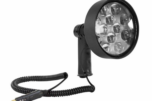 10 Million Candlepower LED Spotlight - 36 Watt - Pistol Grip - 1600 Foot Beam - 3200 Lumens