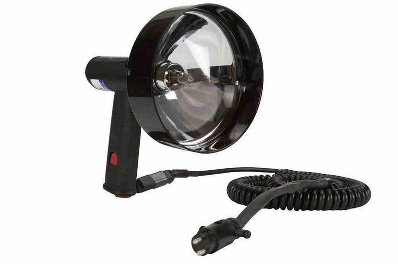 100W Handheld Halogen Spotlight - 5 Million Candlepower - Spot/Flood - 16' Cord w/ 2-Pin Marine Plug