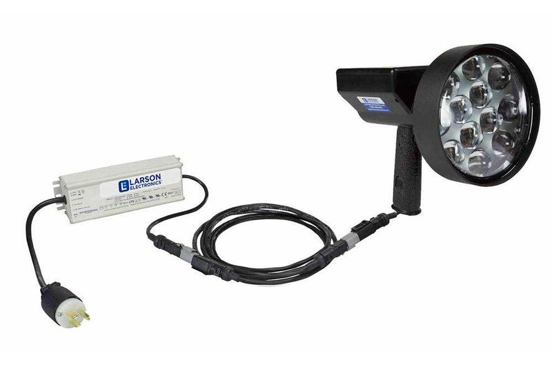 10 Million CP Rechargeable LED Light Hunting Spotlight - 36W - 120/277V - Pistol Style - 3200 Lumens