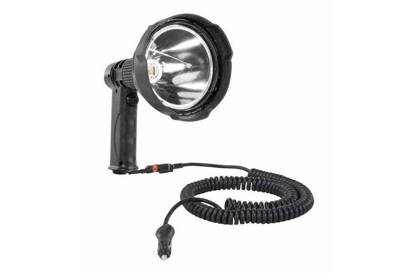 25W Rechargeable LED Hunting Spotlight - Pistol Style - 2000 Lumens - Charges During Plugged In Use