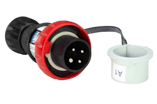 Hazardous Location Pin and Sleeve Plug - 3 Pole 4 Wire - 20 Amp - ATEX Rated - 3P4W 480V 3Ph