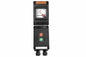 Flameproof Motor Control Station - 250V AC/110V DC - 50/1 Ammeter -Red/Green, Momentary - ATEX/IECEx