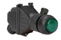 Hazardous Location LED Indicator Light - 100-250V - Green Lens - ATEX/IECEx Rated - IP66