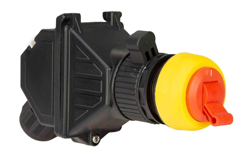 Explosion Proof 2-position Toggle Switch - 16A, 100-250V AC - ATEX/IECEx - Red/Yellow