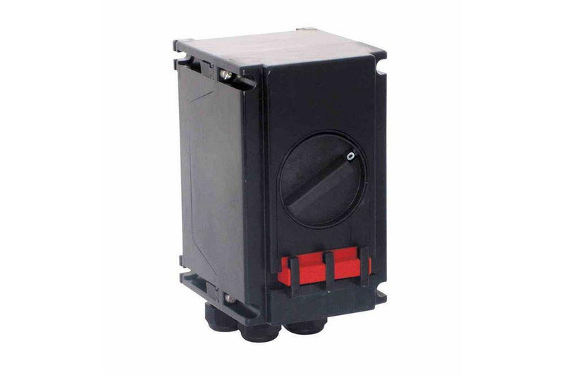 C1D2 Non-metallic Motor Disconnect Switch - 690V Rated, 3PH - 6-Pole, 20 Amps - (1) NC - Wall Mount