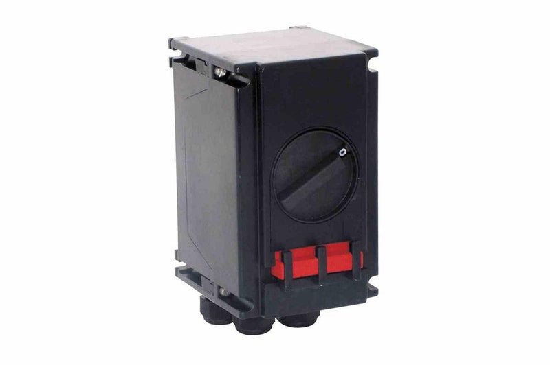 C1D2 Non-metallic Motor Disconnect Switch - 690V Rated, 3PH - 6-Pole, 40 Amps - (1) NC - Wall Mount