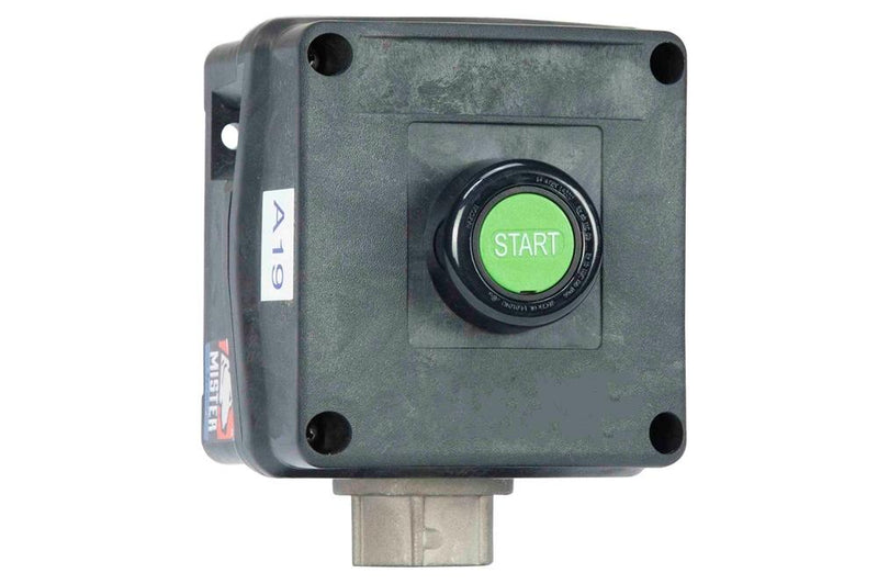 Non-Metallic Explosion Proof Momentary Switch - Class I, II, III - Single Push Button - Aux Contact