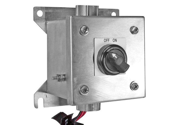 Explosion Proof Maintained Contact Switch - 2-Pole Selector Switch - Stainless Steel/Black - NEMA