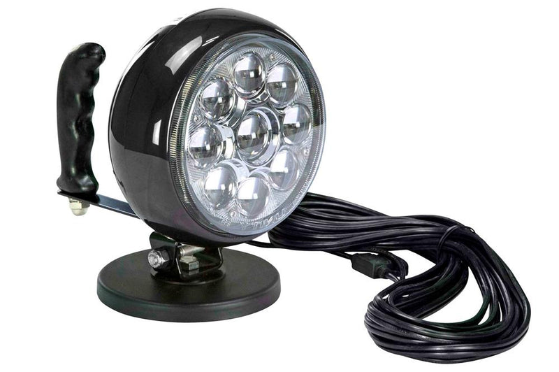 Hand Magnetic LED Spotlight - Adjustable Tilting Base - 30 Watts - 215,000 Candlepower