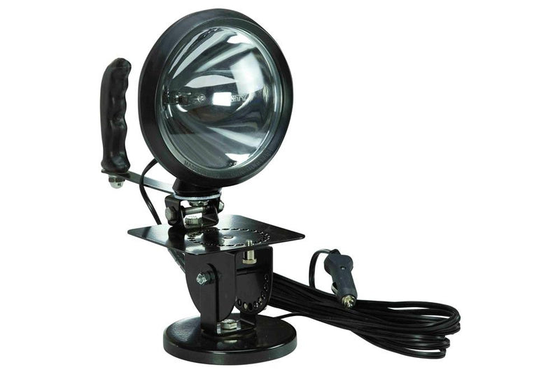 100W Sealed Beam HIR Spotlight - Adjustable Locking Magnetic Base- 12 Million Candlepower- 750' Beam