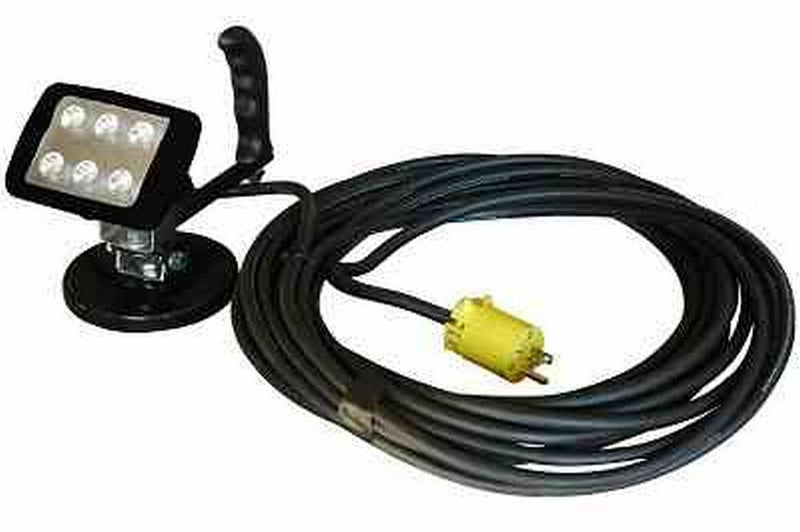 Handheld LED Light - 200lb Magnetic Base and Handle - 50 Feet of SEOOW Cord 5-15 Plug - 120/277 VAC