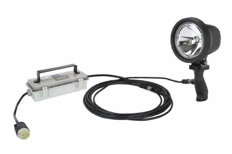 15 Million Candlepower - HID Handheld Spotlight - 120-277V AC - 25' Cord - 35W HID - Made in the USA