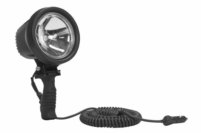 15 Million Candlepower - HID Handheld Spotlight - IP67 Waterproof - 2500' Long x 80' Wide Spot Beam - 30' Cord