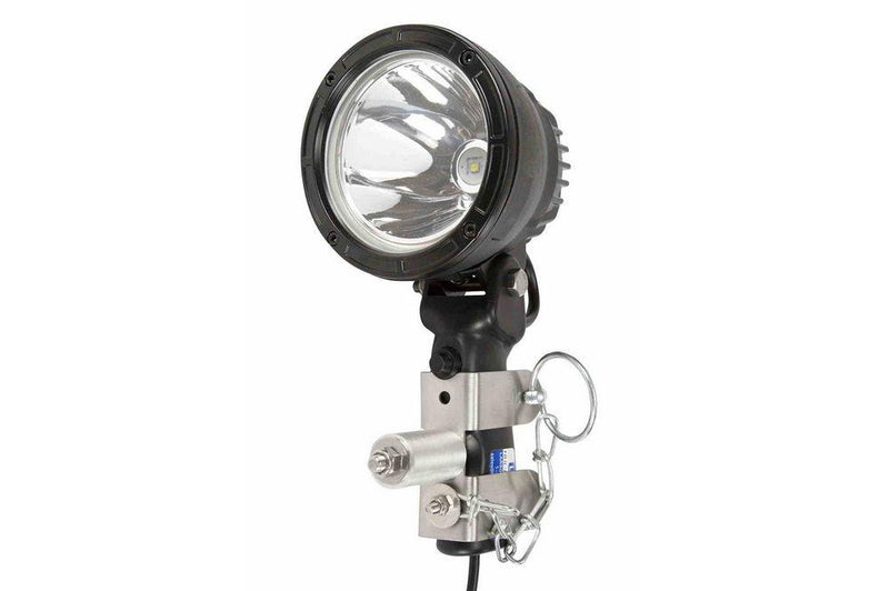 25W Havis Mount Police LED Spotilight - 6 Million Candlepower - 12-32V DC - 1000' Beam - Pistol Grip