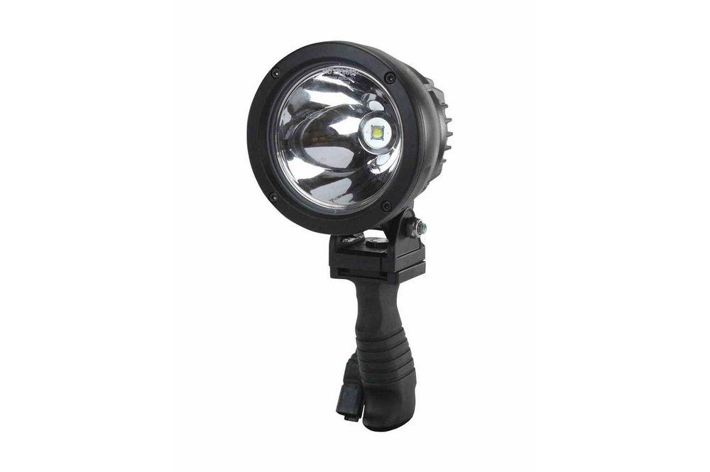 25 Watt High Intensity Handheld Spotlight - 12-32V DC - 1000 Foot Spot Beam - 4.5" OD Light Head