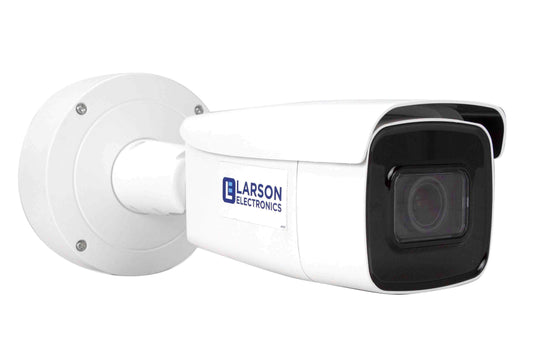 Larson 4MP IP Security Camera - 12V DC/PoE Powered - 100' White Light Distance - IP67 - Smart View