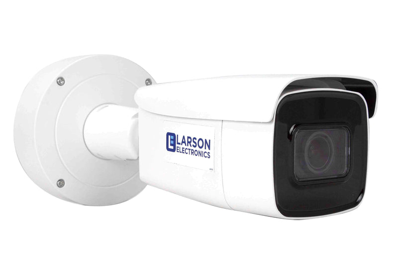 Larson 4MP IP Security Camera - 12V DC/PoE Powered - 100' White Light Distance - IP67 - Smart View