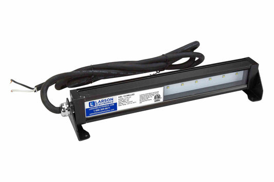 Larson 2W Low Profile Industrial Ultraviolet LED Light - Low Voltage UVC Germicidal Linear Fixture - 13.38" Long