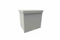 Carbon Steel Enclosure - 24" x 24" x 12" - Flip Cover Lid - Powder Coated Grey - N3R