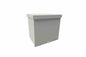 Carbon Steel Enclosure - 24" x 24" x 8" - Flip Cover Lid - Powder Coated Grey - N3R
