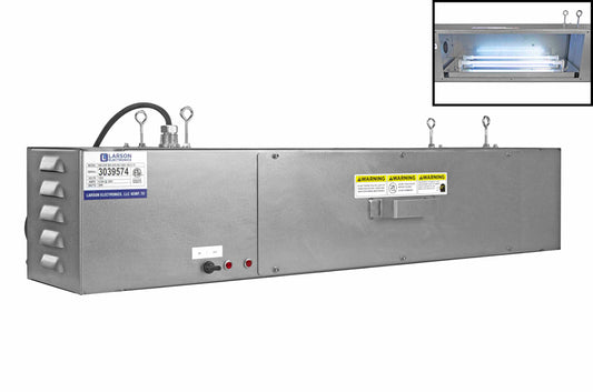 Larson UV Air Sanitation Purifier - 120V - (2) 15W T8 UVC Lamps - 15' 16/3 SOOW Cord - Occupied Areas - Type A HEPA Filter