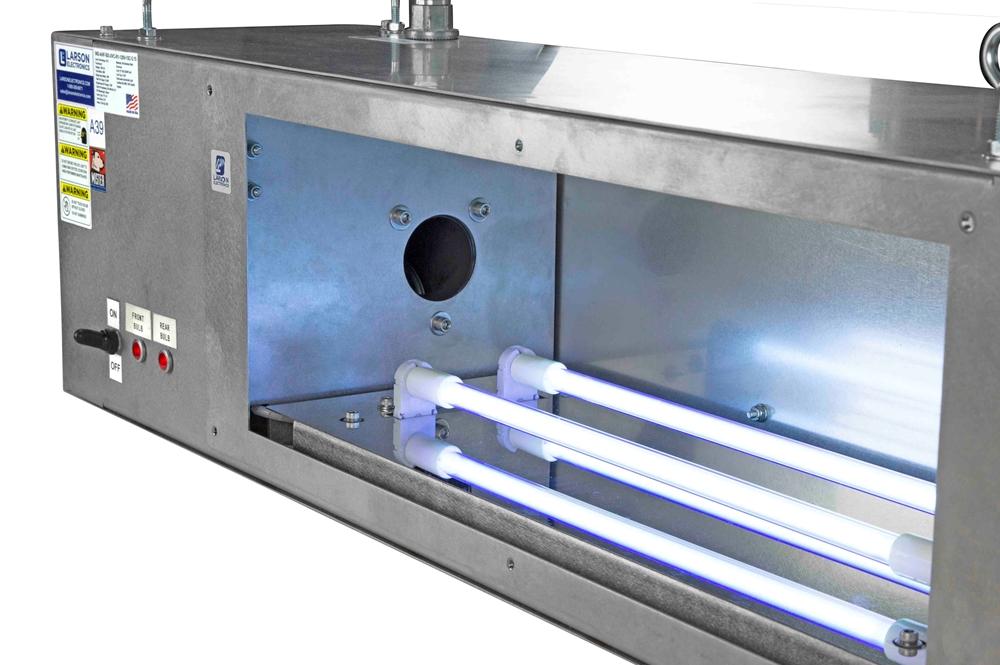 UV Air Sanitation Purifier - Tamper Proof - 120V - (2) 60W T8 UVC Lamps - Hard Wired - Occupied Areas - Ceiling Mount - For Prisons/Correctional Facilities