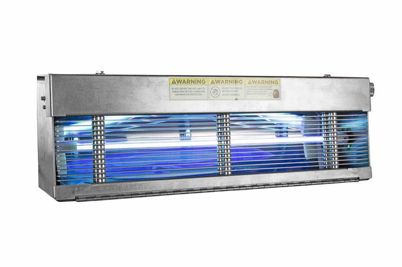 Indirect UV Air Disinfection Fixture - UV-C - Destroys Airborne Bacteria & Viruses - 120V - Vent Mount - 10' 16/3 SOOW Cord