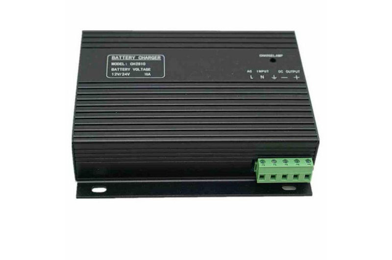 10A Battery Charger - 160-265V AC Input - 13.8-27.6V DC Output - Float Charge Mode