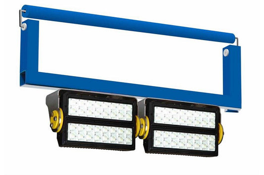 640W High Intensity LED Crane Light - 58,892 lms - Soft Start LEDs - Free Swinging U-bracket Mount