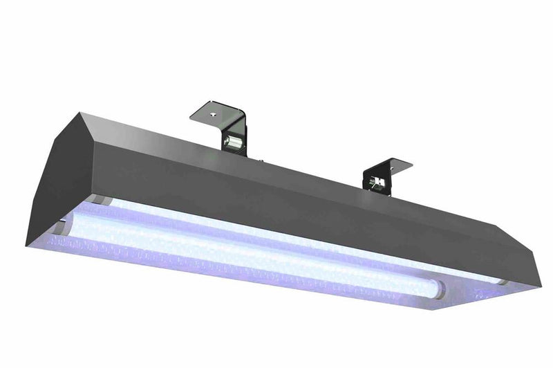 80W Far-UV Excimer Disinfection Fixture - (2) 222nm Lamp - 2-Foot Fixture - Pivoting Back Mount