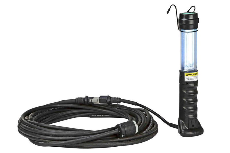 Industrial Handheld UV Disinfection Light - Kills 99% of Viruses - UVC, Fluorescent - 50' SOOW Cord - 180Ãƒâ€šÃ‚Â° Beam Angle