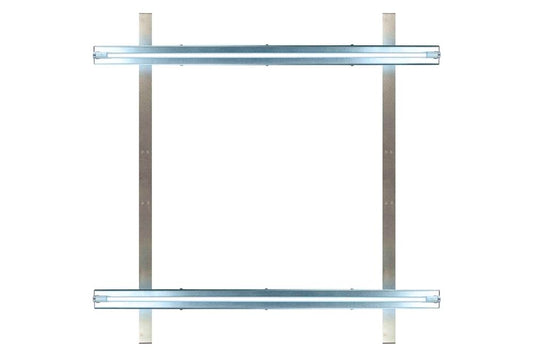 High Output UV AC Coil Disinfection for HVAC - (2) UVC Lamps - (1) Ballast - (2) Mounting Kits - 54" x 30" Coils