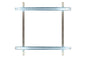 High Output UV AC Coil Disinfection for HVAC - (2) UVC Lamps - (1) Ballast - (2) Mounting Kits - 54" x 30" Coils