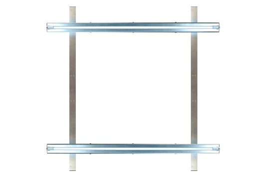 High Output UV AC Coil Disinfection for HVAC - (2) UVC Lamps - (1) Ballast - (2) Mounting Kits - 60" x 36" Coils