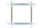 High Output UV AC Coil Disinfection for HVAC - (2) UVC Lamps - (1) Ballast - (2) Mounting Kits - 60" x 36" Coils