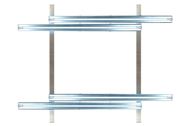 High Output UV AC Coil Disinfection for HVAC - (4) UVC Lamps - (2) Ballasts - (4) Mounting Kits - 78" x 60" Coils