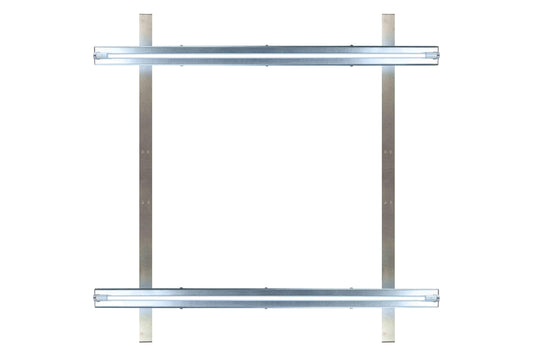 Larson AC Coil Sanitation Bolt-in Kit - (2) 15W T8 UV Lamps w/ (1) PS - Mounting Hardware, Extended Wiring