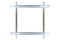 Larson AC Coil Sanitation Bolt-in Kit - (2) 15W T8 UV Lamps w/ (1) PS - Mounting Hardware, Extended Wiring