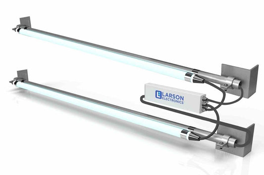 AC Coil Sanitation Bolt-in Kit - (2) 40W T8 UV Lamps w/ (1) PS - Mounting Hardware, Extended Wiring