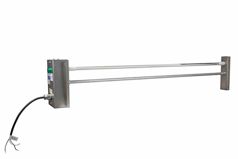 Larson 51" UV Air Duct Disinfection Fixture - UV-C - Destroys Airborne Bacteria & Viruses - 220V - 14.3W Total UV Output - Air Duct Mount