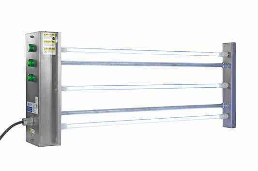 Larson 36" UV Air Duct Disinfection 3-Lamp Fixture - UV-C - Destroys Airborne Bacteria & Viruses - 120V - 39.3W Total UV Output