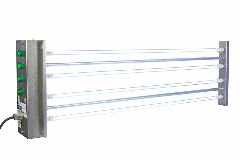 Larson 48" UV Air Duct Disinfection 4-Lamp Fixture - UV-C - Destroys Airborne Bacteria & Viruses - 220V - 57.2W Total UV Output