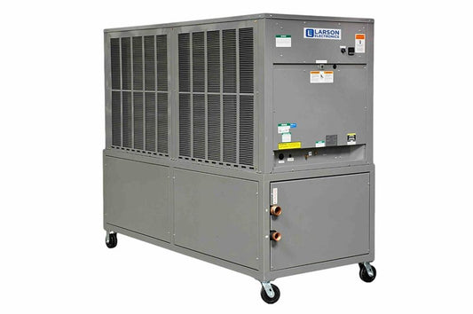 Portable Water Cooler - 480V 3-phase - 240,000 BTU/Hr, 80Gal Tank - 2" MNPT Inlet/Outlet - Casters