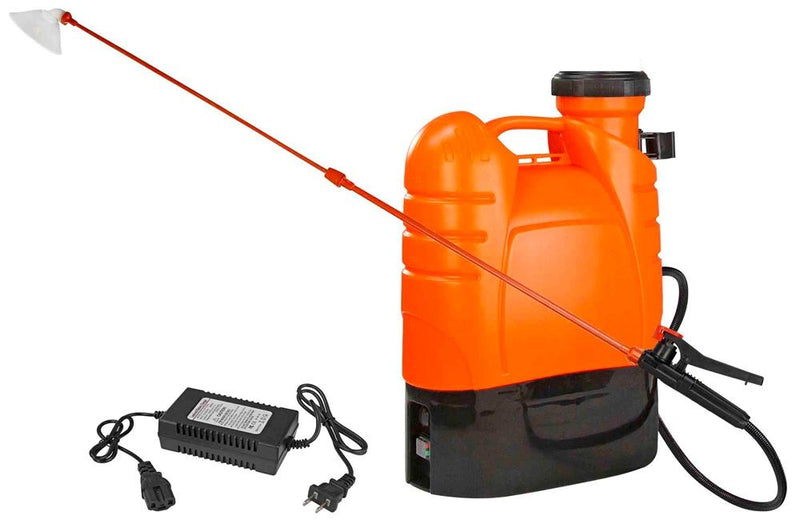 Portable Battery-powered Electrostatic Sprayer - 6.56' Spray Distance - 4.22G Tank Capacity - No-Contact Disinfection