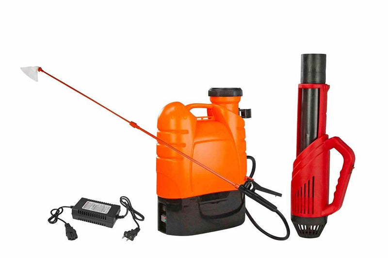 Portable Battery-powered Electrostatic Sprayer & Cannon - 6.56' Spray Distance - 4.22G Tank Capacity - No-Contact Disinfection