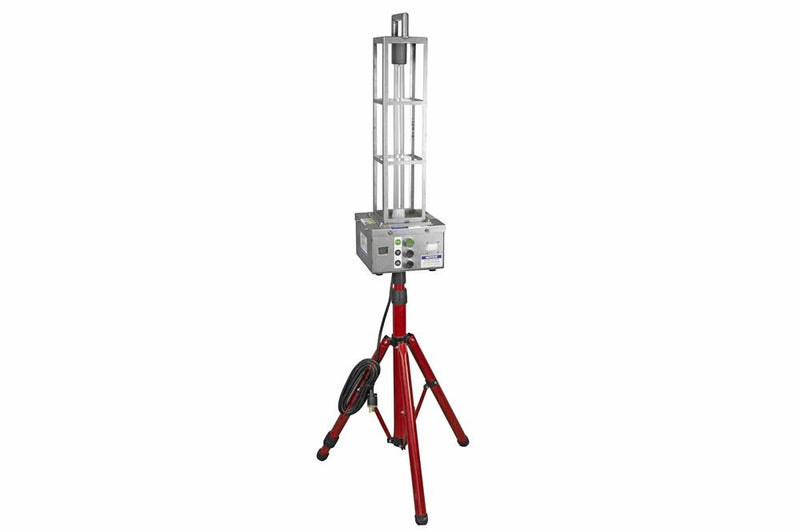 55W Germicidal UV Sanitation Light on Tripod - 120V - 15' x 15' Area - 15' SOOW Cord