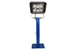 Larson 60W LED Pole Light w/ Glare Shield - Wide Flood Beam - 28.45" Steel Pedestal Pole - Surface Mount