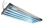 128W Industrial UVB Fluorescent Fixture - 304 SS - (4) 4' UV T8 Lamps - Surface Mount