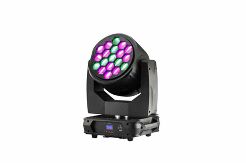 Larson Remote Control LED Stage Light - 120-240V - Color Changing, 2.2Â° Spot to 55Â° Flood - RGBW