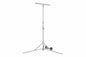 Collapsible Tripod on Wheels - 7 to 12 Feet - Steel - 75 lbs Weight Capacity - T-Mast Style Platform